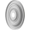 Ekena Millwork Cole PVC Medallion (Canopies up to 6"), 22"OD x 3 1/2"ID x 1"P, UltraCover Satin Hunt Club Green CMP22COGHC - alternate 5